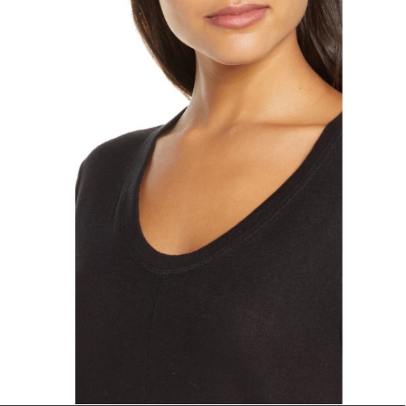 Rachel Parcell Black Knit Pajama Top Size XL - Picture 2 of 6